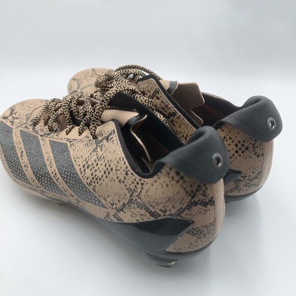 Size 10 Adidas Adizero Electric 2 Death Adder Football Cleats Brown JR2512 main image 5